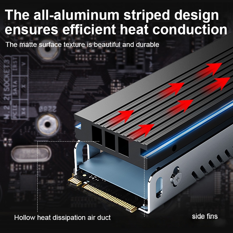 M.2 SSD ヒートシンク M2 2280 ソリッドステー - Dust Filter Pc のレビューと価格