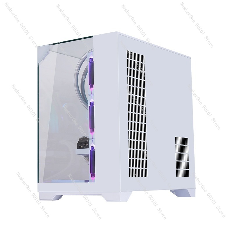 ATXゲーミングPCケース パノラマ強化ガラス 7ファン対応 - Pc Chassis のレビューと価格