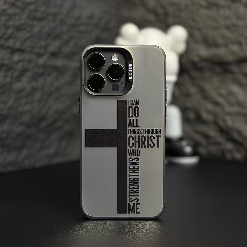 指紋防止クロス聖書柄iPhoneケース iPhone 17  - Mini Pc Case のレビューと価格