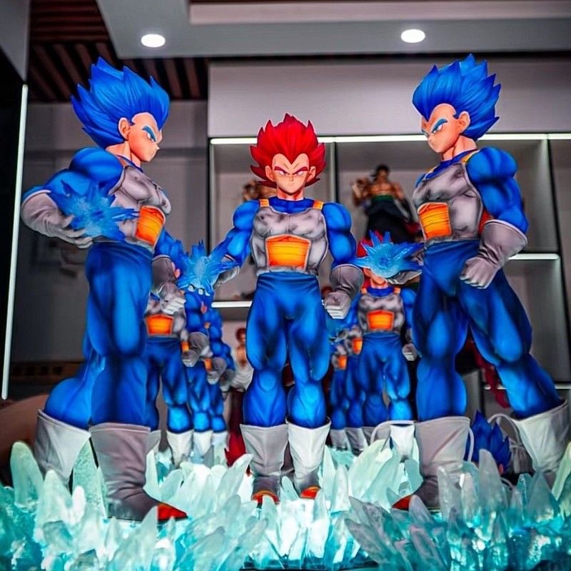 ドラゴンボール超サイヤ人ベジータダブルヘッドスカルプチャーア - Case Fans のレビューと価格