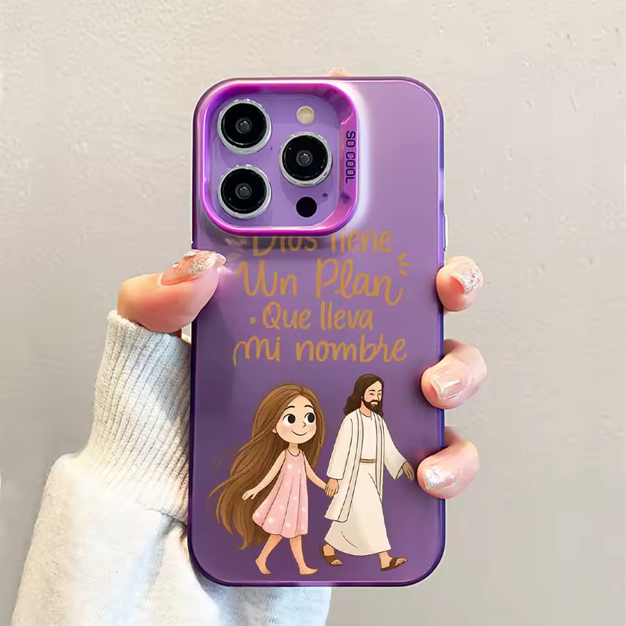 可愛い女の子が神とともに歩くマット仕上げのiPhoneケース - Mini Pc Case のレビューと価格