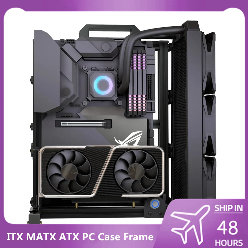 コンピュータケースオープンフレーム DIY ゲーマーキャビネ - Atx Case のレビューと価格