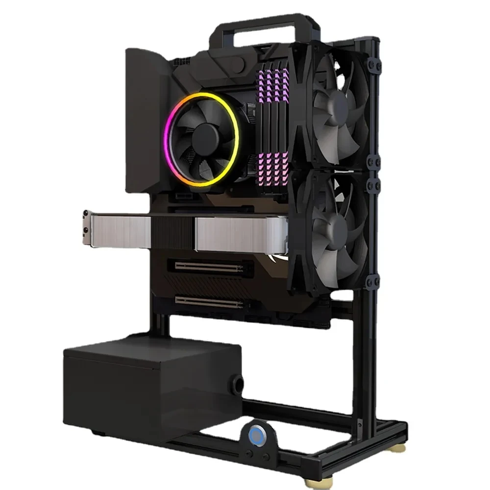 コンピュータケースオープンフレーム DIY ゲーマーキャビネ - Atx Case のレビューと価格