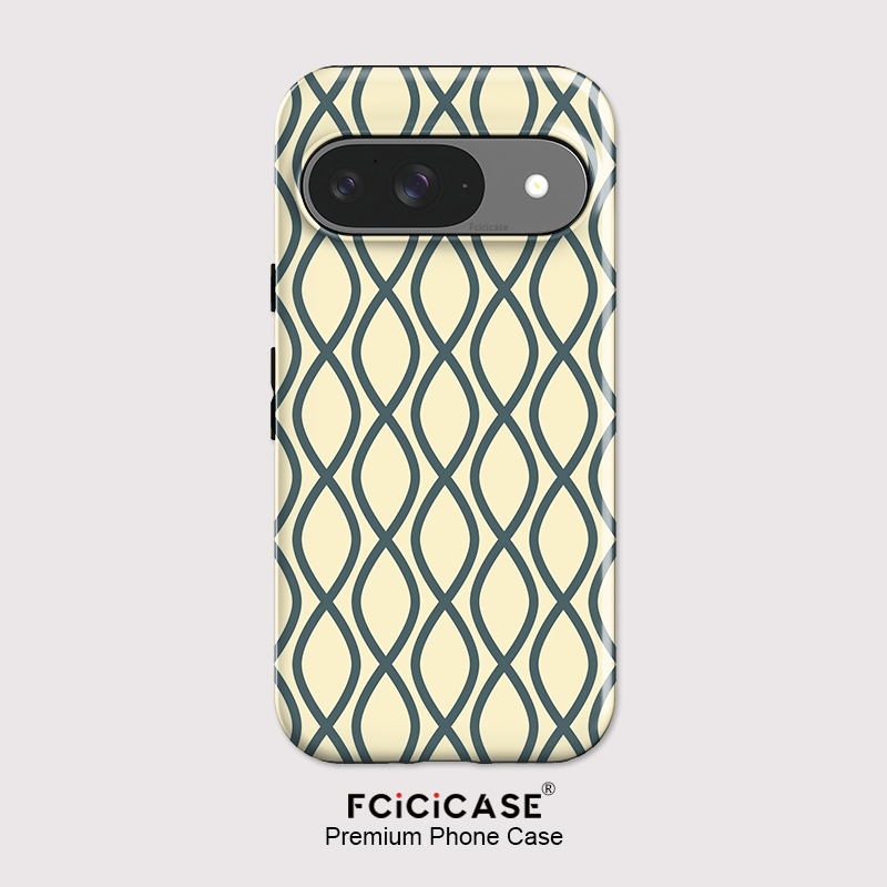 Fcicicase ファッションストライププリントスマホケー - Matte Pc Case のレビューと価格