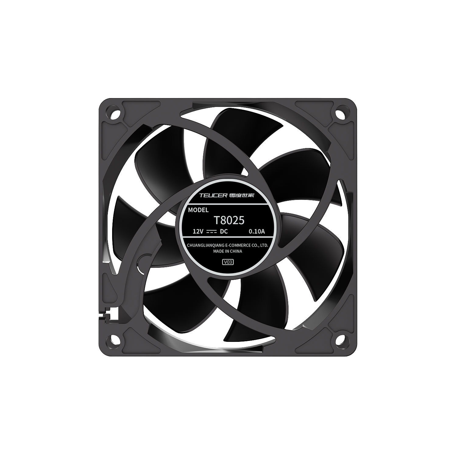 Teucer 8025 PC ケースファン 12V ビッグ  - Pc Chassis のレビューと価格